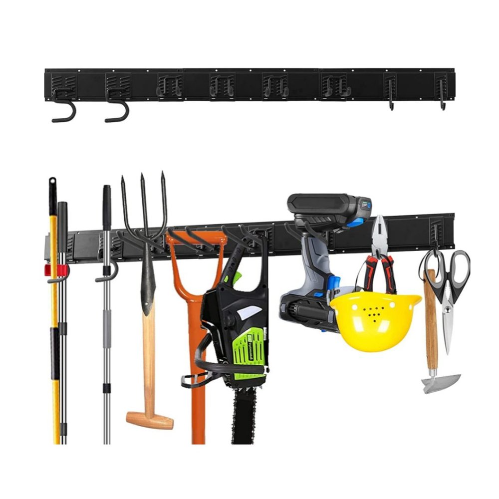 Garage Tool Organizer Wall Mount, 11 PCS Garden Tool Rack Storage